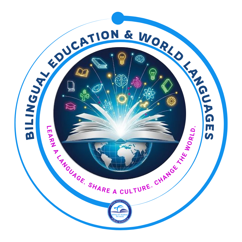 Bilingual Logo Round